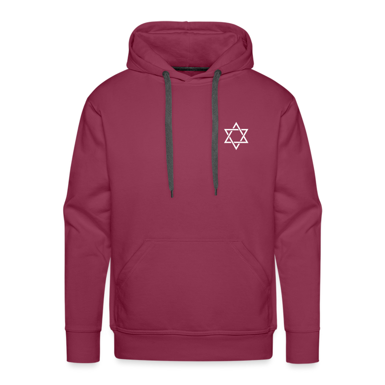 Men’s Premium Hoodie star - burgundy