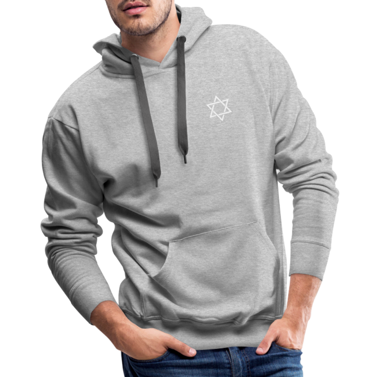 Men’s Premium Hoodie star - heather grey