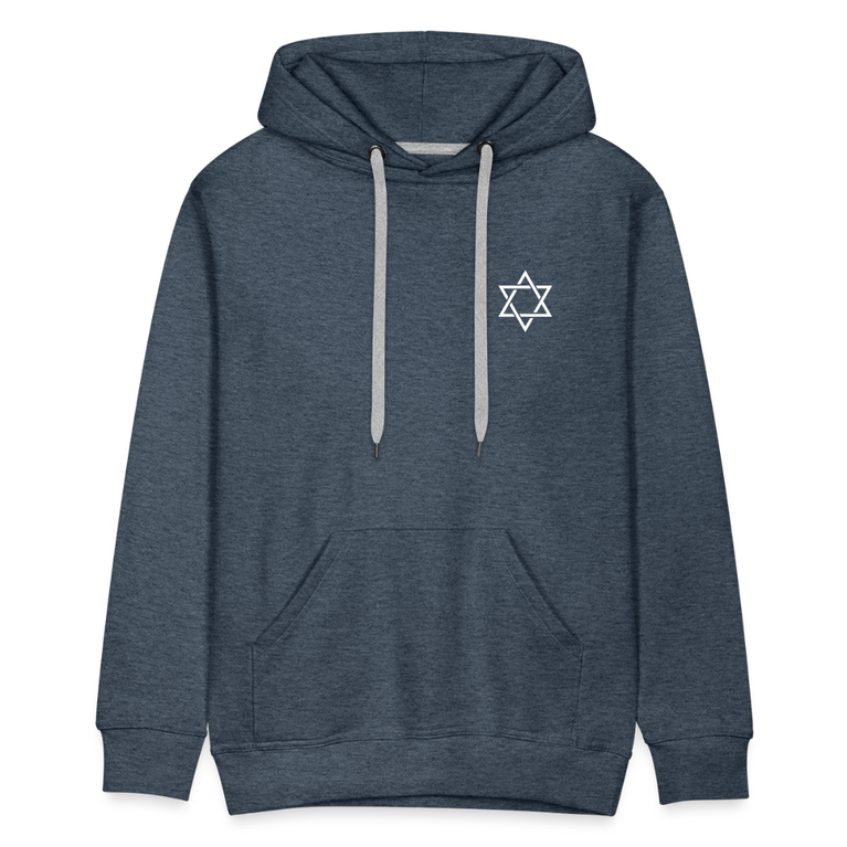 Men’s Premium Hoodie star - heather denim