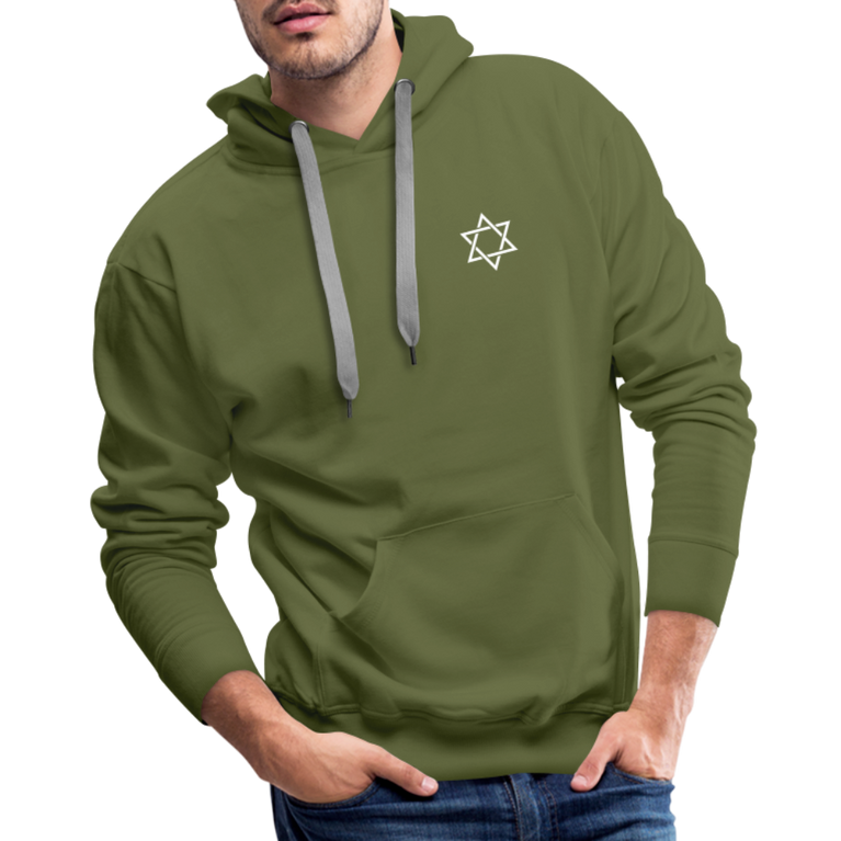 Men’s Premium Hoodie star - olive green