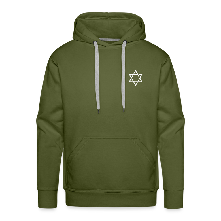Men’s Premium Hoodie star - olive green