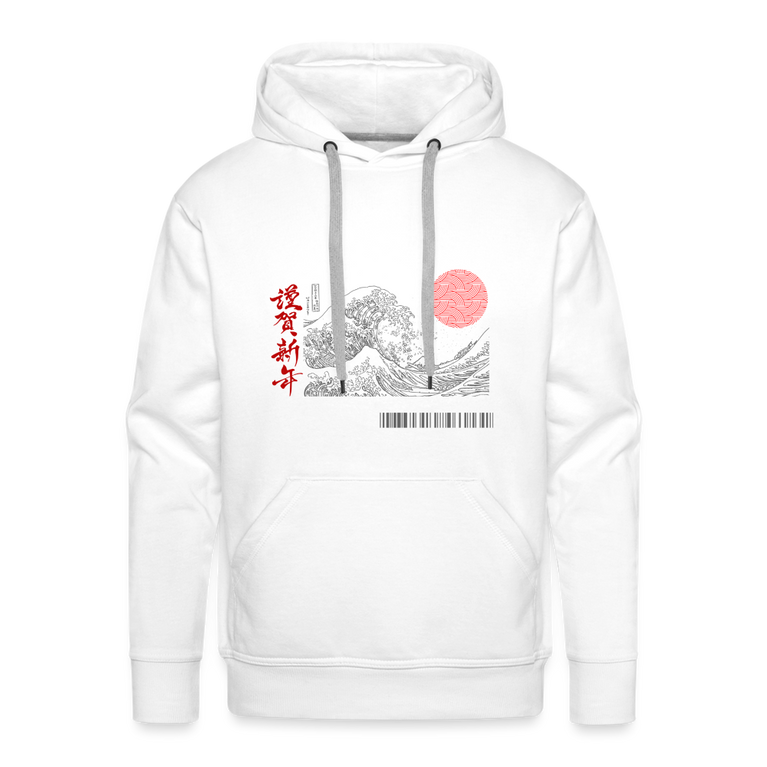 Premium Hoodie - white