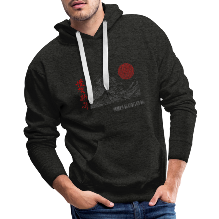 Premium Hoodie - charcoal grey
