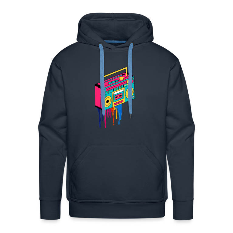 Dripping Sound Premium Hoodie - navy