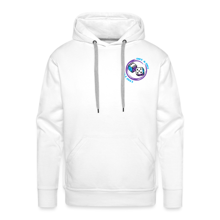 Dice Hoodie - white