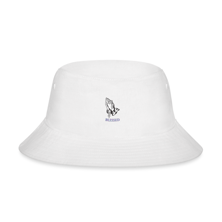 Blessed Bucket Hat - white