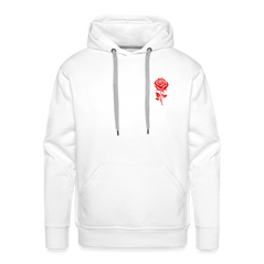 Rose Hoodie - white