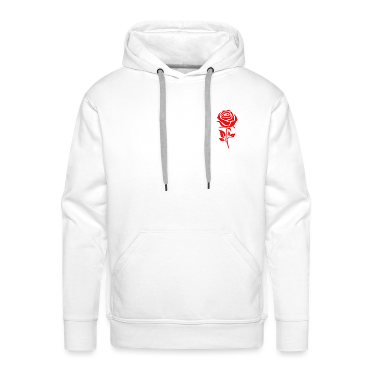 Rose Hoodie - white