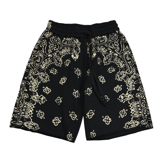 VintagePaisleyPrintMenShorts2