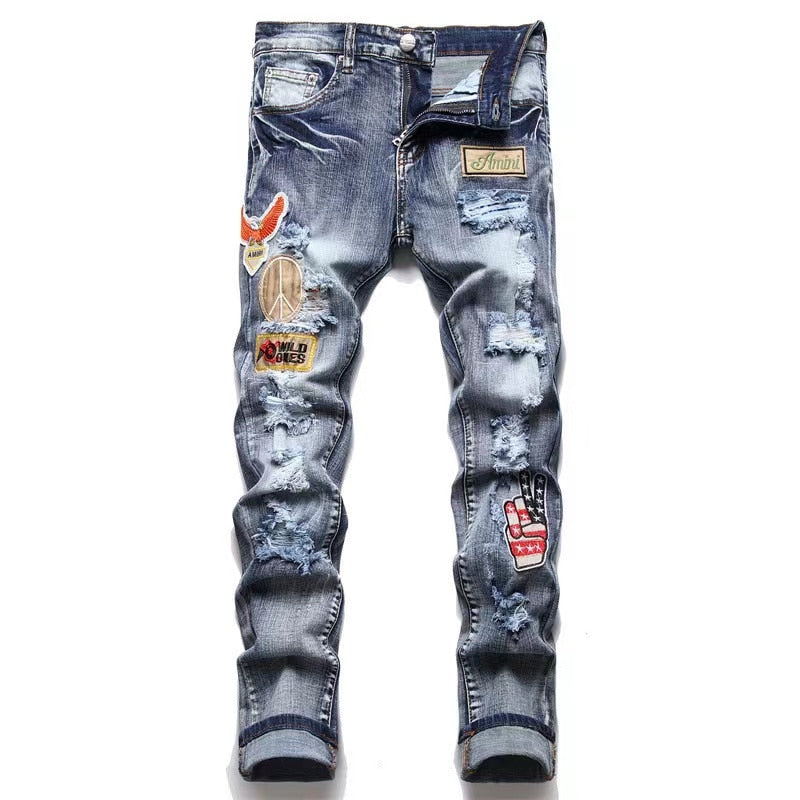 patchrippedskinnyjeans