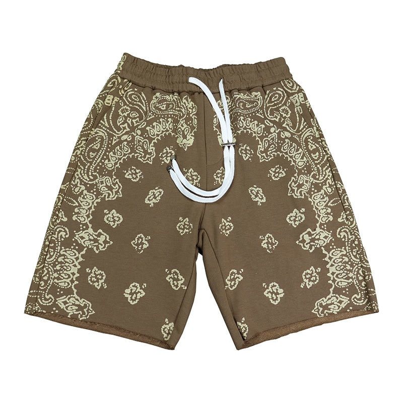 VintagePaisleyPrintMenShorts1