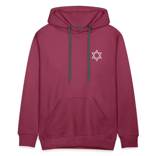 Men’s Premium Hoodie star - burgundy