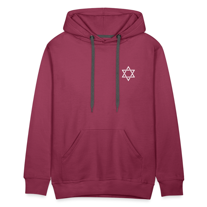 Men’s Premium Hoodie star - burgundy