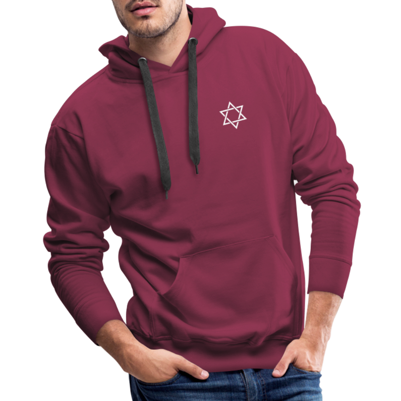 Men’s Premium Hoodie star - burgundy