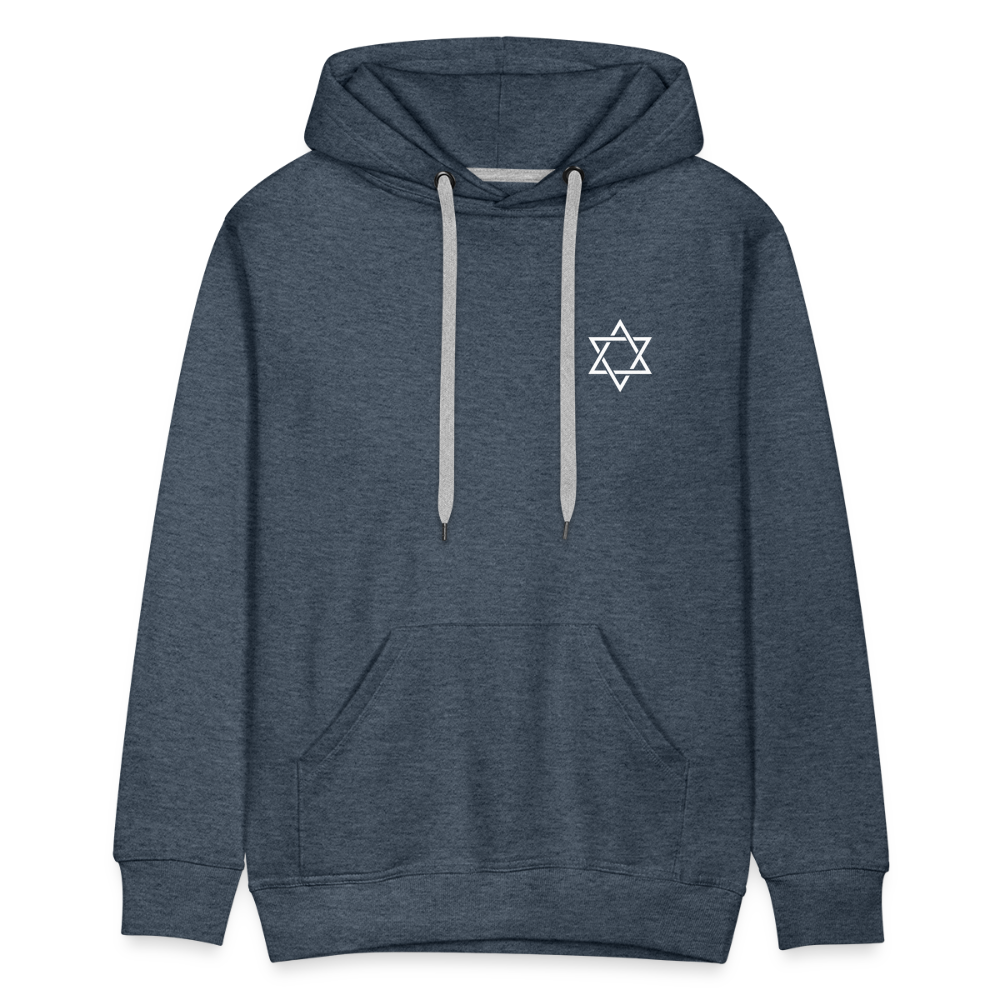 Men’s Premium Hoodie star - heather denim