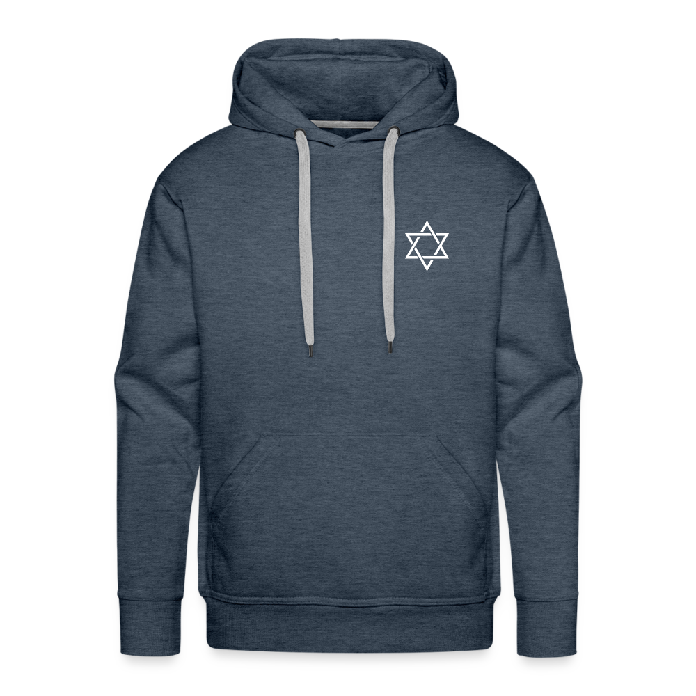 Men’s Premium Hoodie star - heather denim