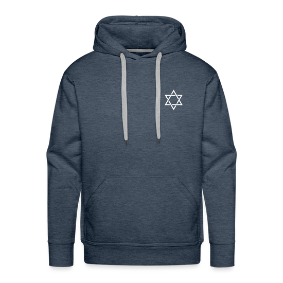 Men’s Premium Hoodie star - heather denim