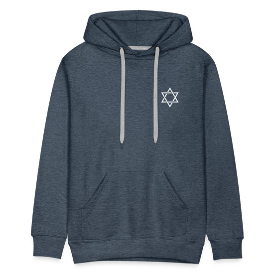 Men’s Premium Hoodie star - heather denim