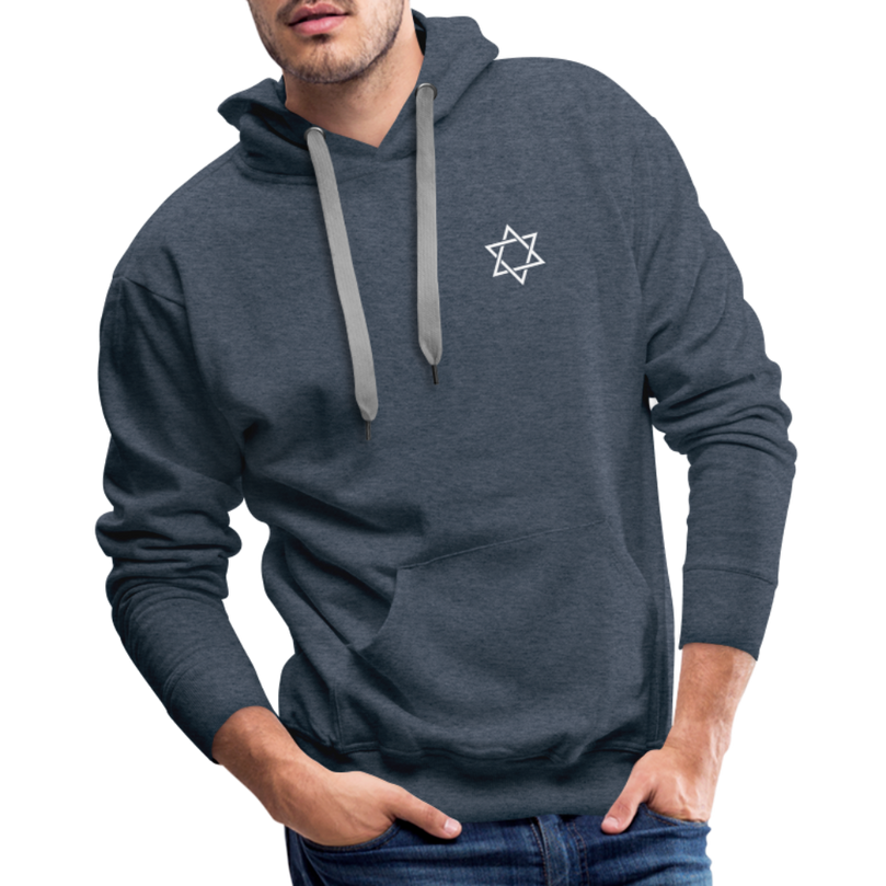 Men’s Premium Hoodie star - heather denim