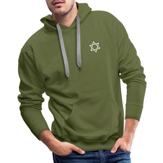 Men’s Premium Hoodie star - olive green