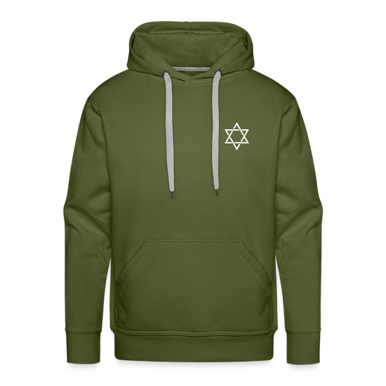 Men’s Premium Hoodie star - olive green