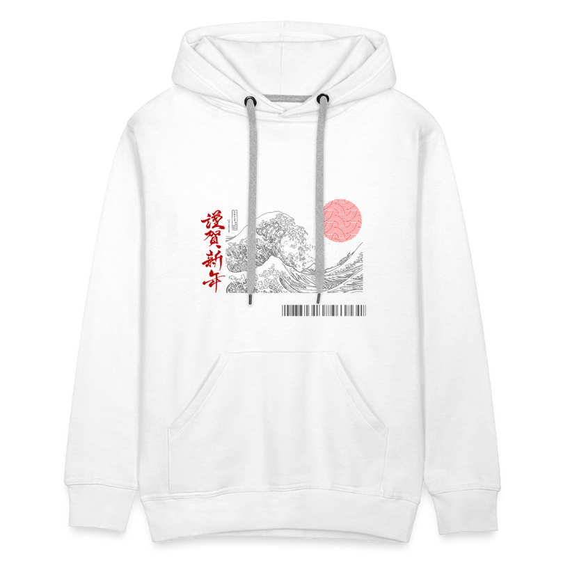 Premium Hoodie - white
