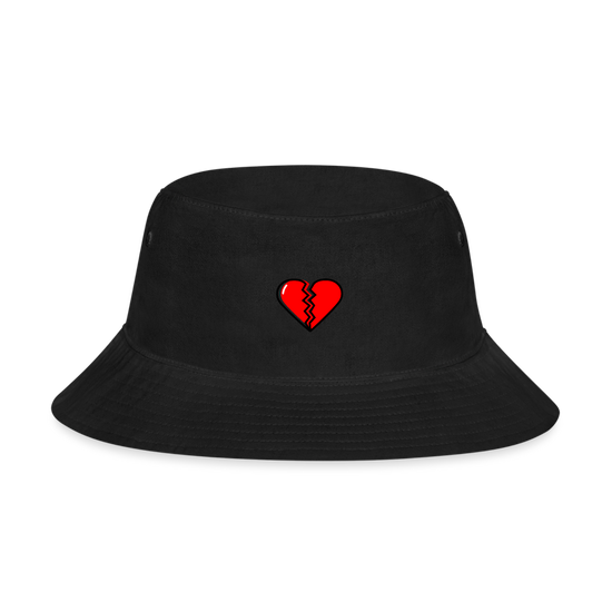 Broken Heart Hat - black