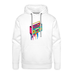 Dripping Sound Premium Hoodie - white