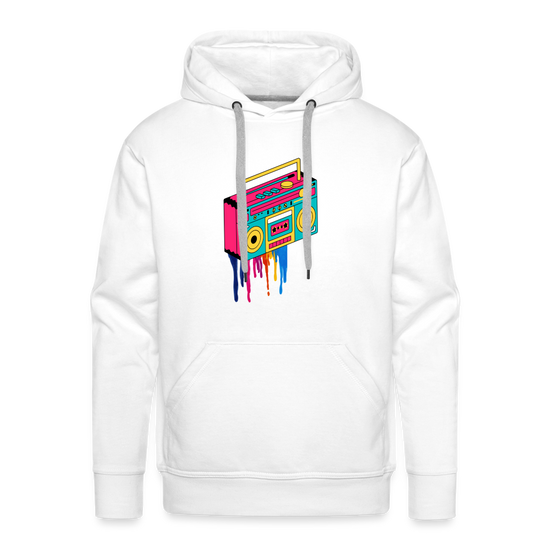 Dripping Sound Premium Hoodie - white