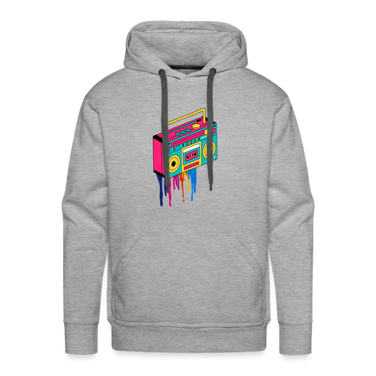 Dripping Sound Premium Hoodie - heather grey