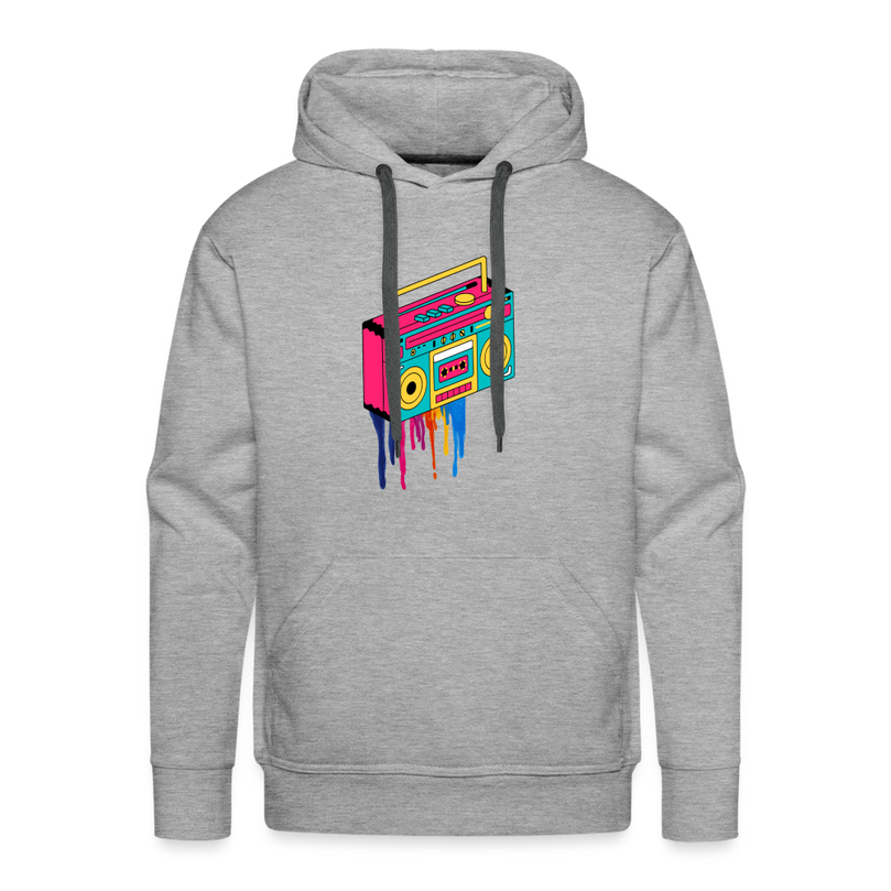 Dripping Sound Premium Hoodie - heather grey