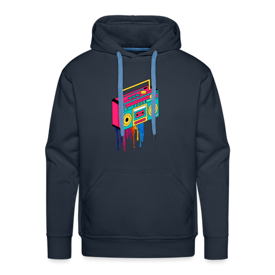 Dripping Sound Premium Hoodie - navy