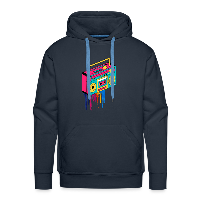 Dripping Sound Premium Hoodie - navy