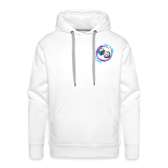 Dice Hoodie - white