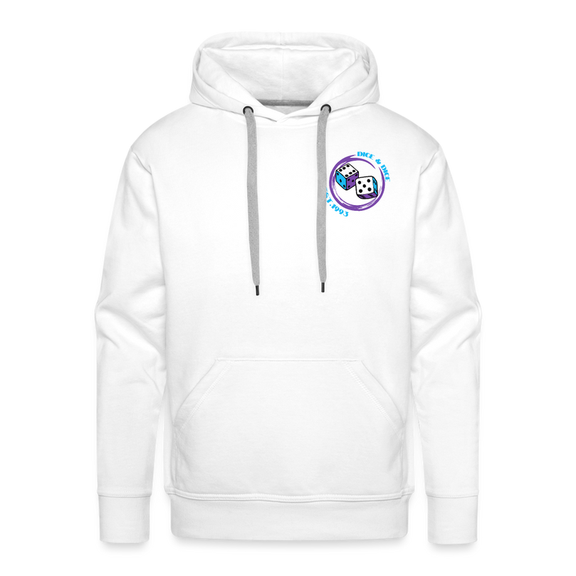 Dice Hoodie - white