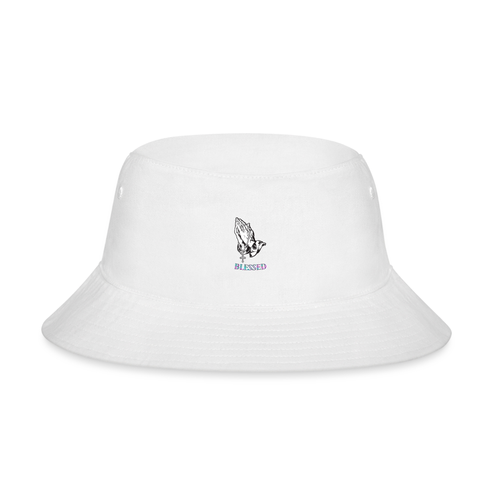 Blessed Bucket Hat - white