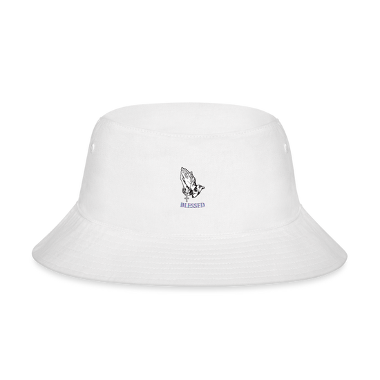 Blessed Bucket Hat - white