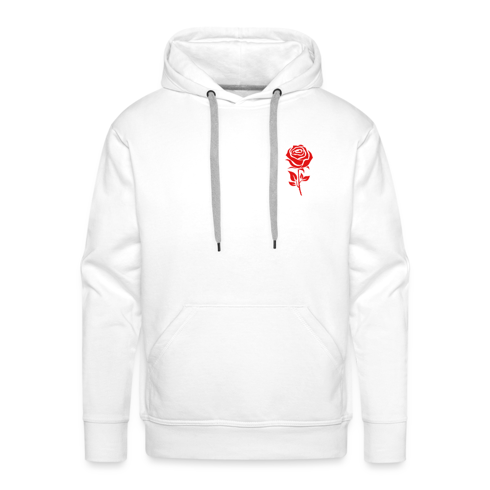 Rose Hoodie - white